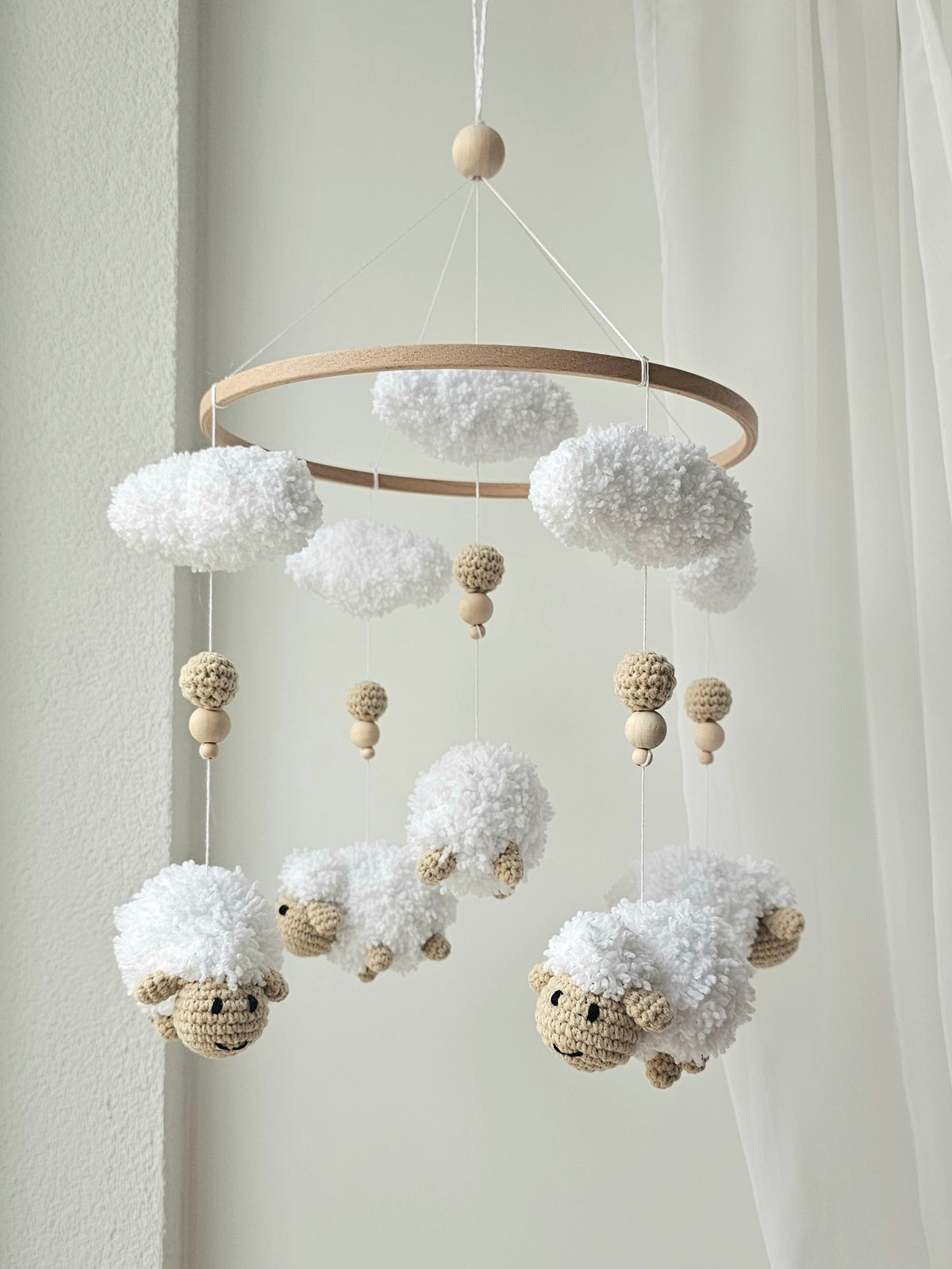 Baby Mobile tanzende Schäfchen