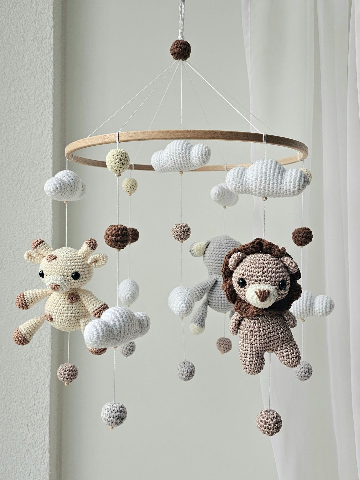 Baby Mobile Safari Friends