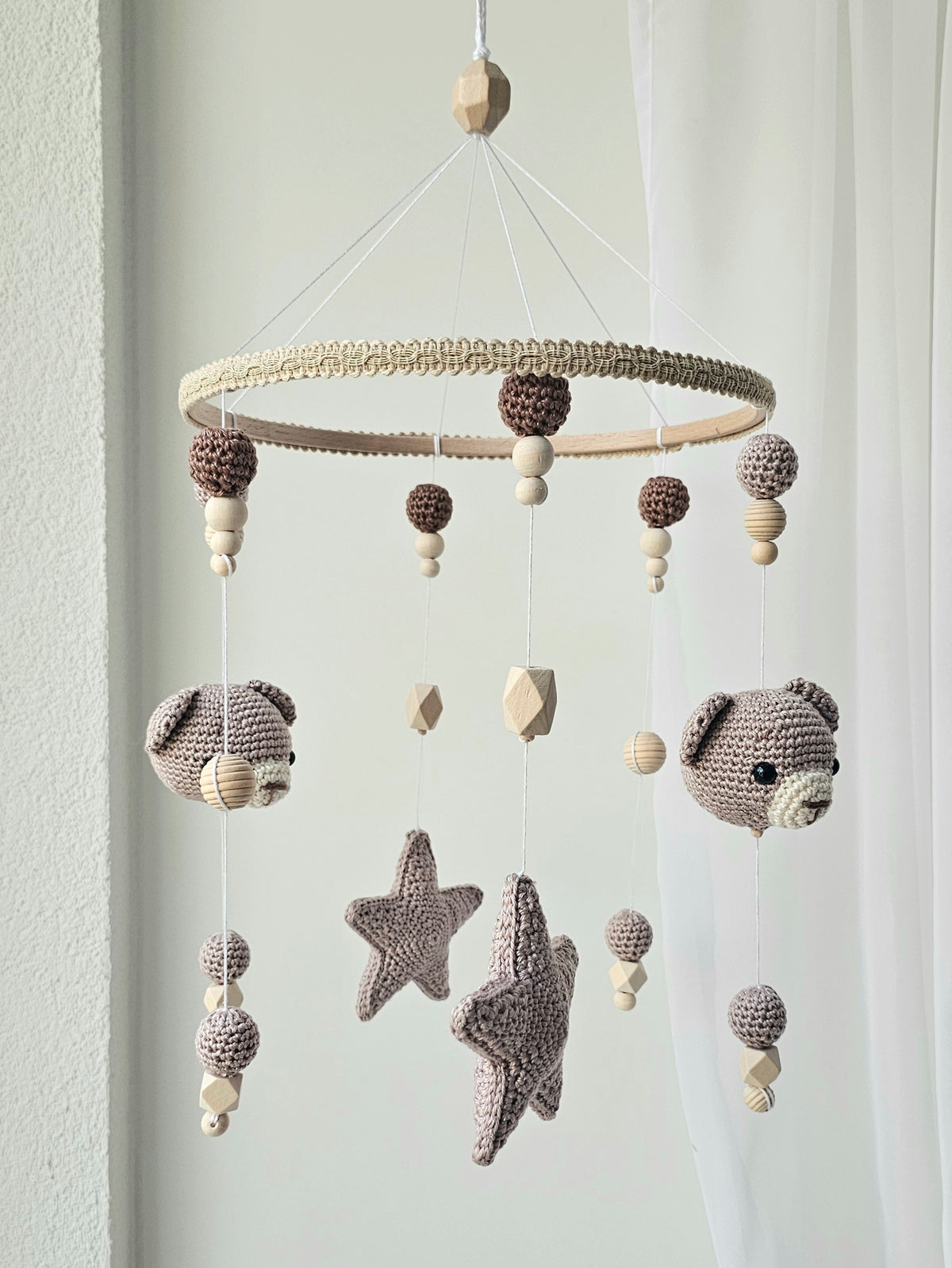 Baby Mobile Häkelliebe Bärchen