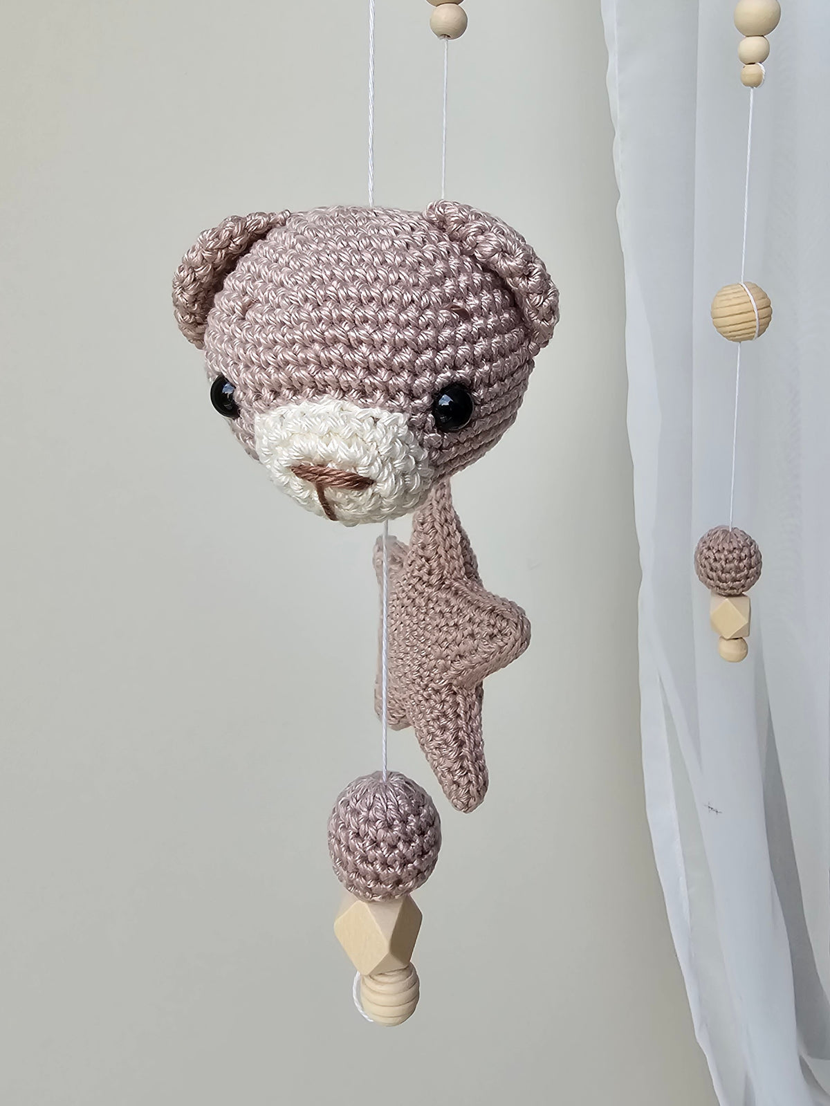 Baby Mobile Häkelliebe Bärchen