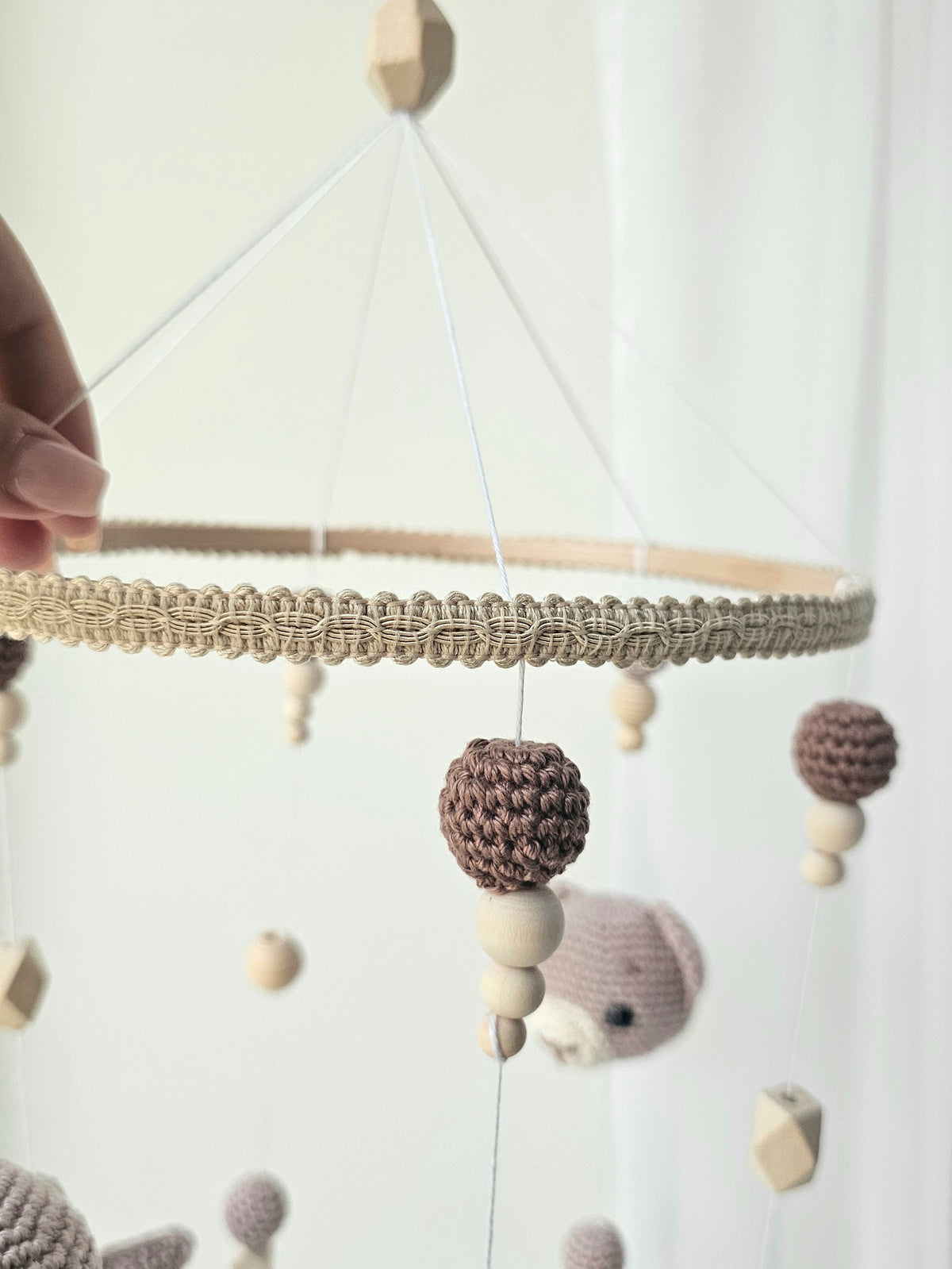 Baby Mobile Häkelliebe Bärchen