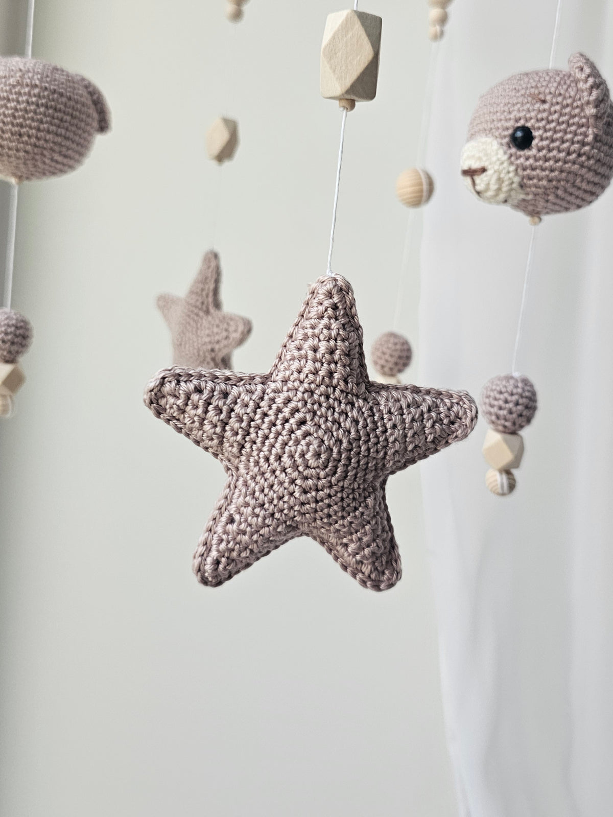 Baby Mobile Häkelliebe Bärchen