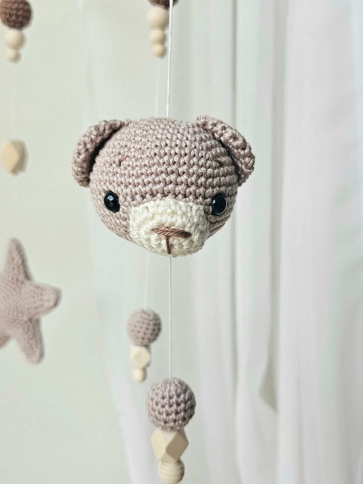 Baby Mobile Häkelliebe Bärchen