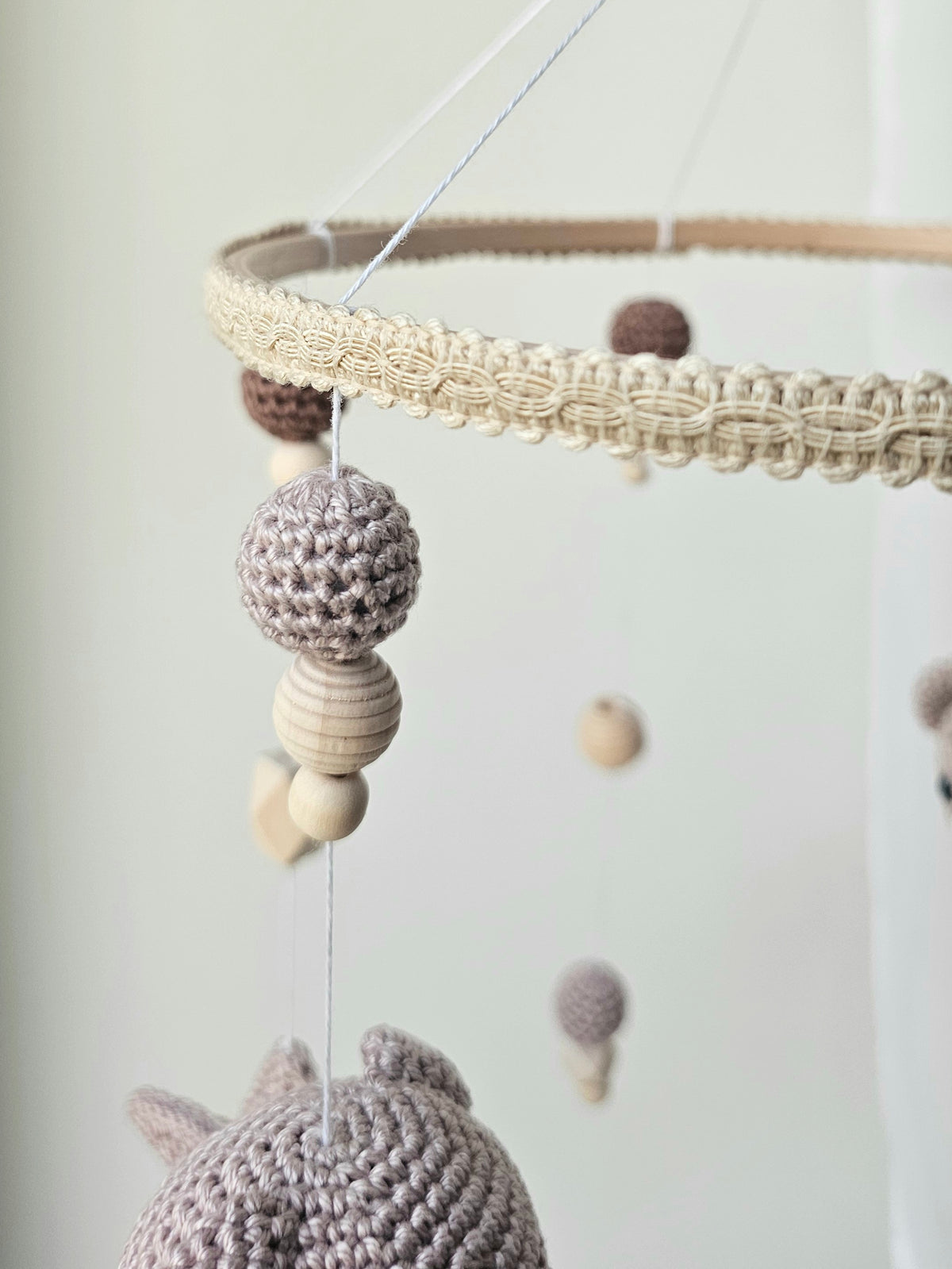 Baby Mobile Häkelliebe Bärchen