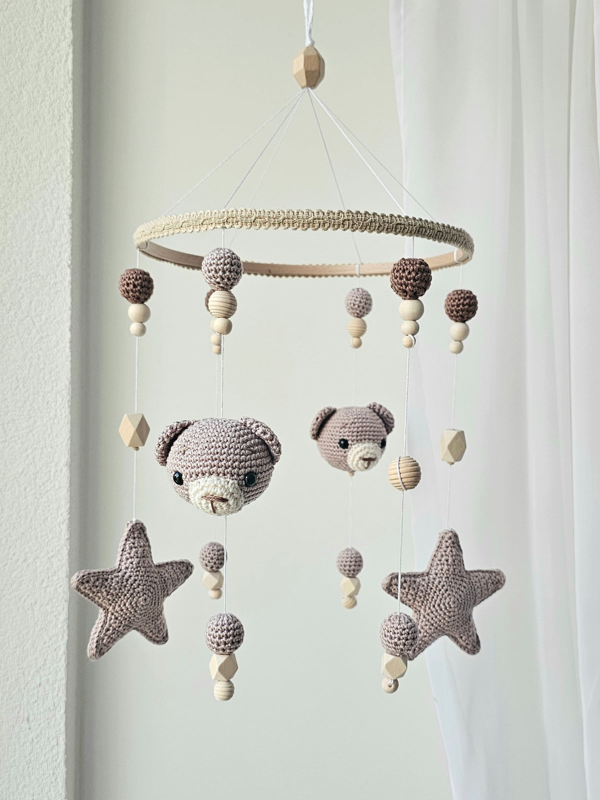 Baby Mobile Häkelliebe Bärchen