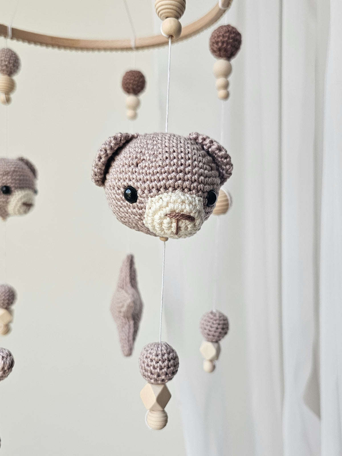 Baby Mobile Häkelliebe Bärchen