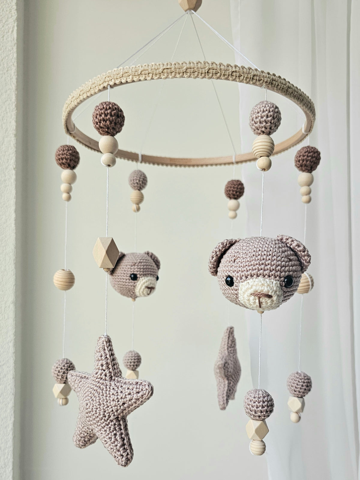 Baby Mobile Häkelliebe Bärchen