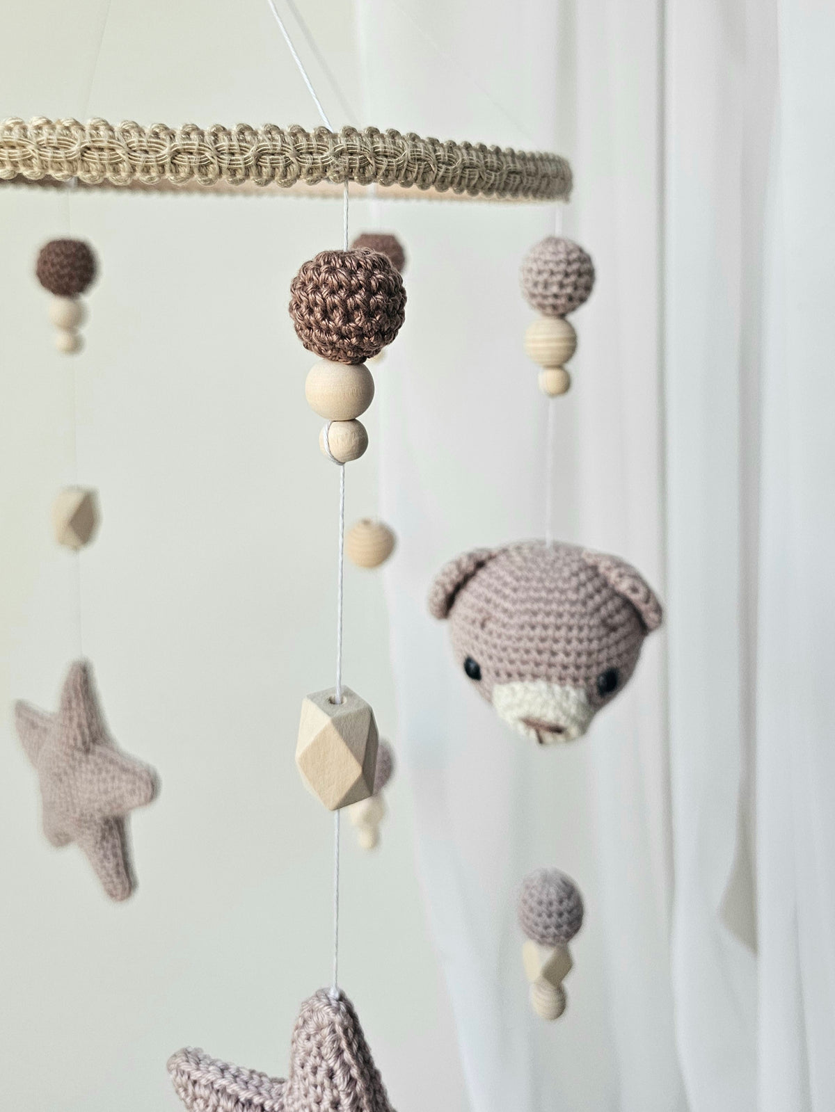 Baby Mobile Häkelliebe Bärchen