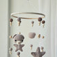 Baby Mobile Häkelliebe Bärchen beige