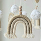 Baby Mobile Makramee in hellem beige