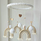 Baby Mobile Makramee in hellem beige