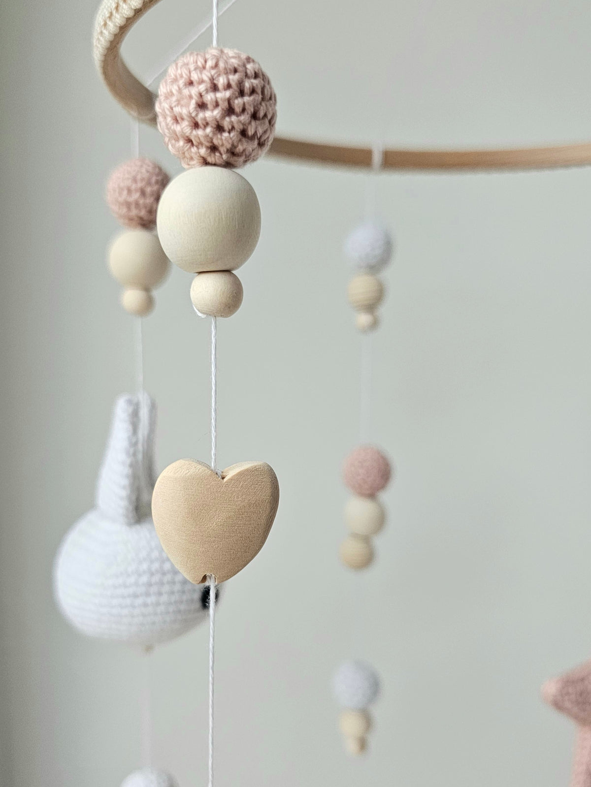Baby Mobile Häkelliebe Häschen