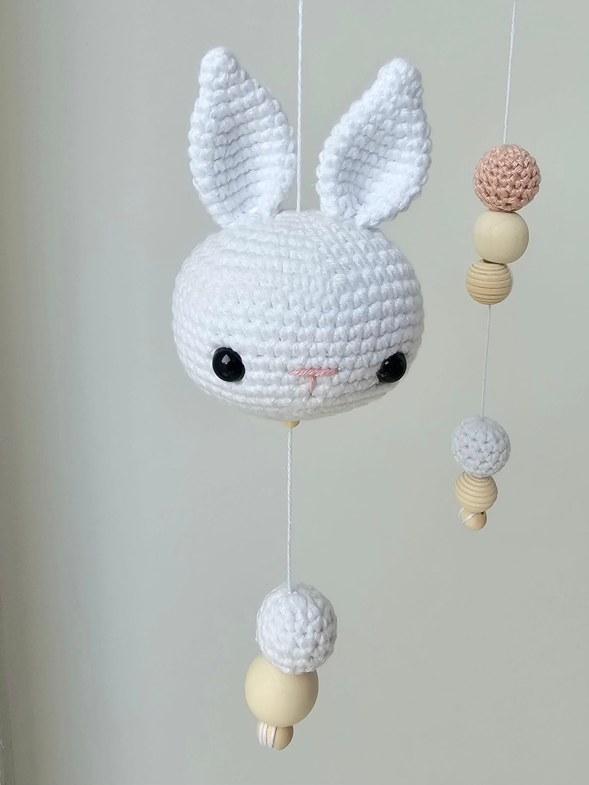 Baby Mobile Häkelliebe Häschen