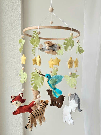 Baby Mobile World Animals