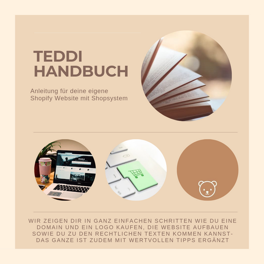 Teddi Handbuch "Der Weg zur eigenen Website mit Shopsystem"