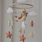 Baby Mobile Bärchen mit Mütze hellgelb