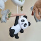 Baby Mobile Makramee Panda