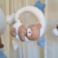 Baby Mobile schlafender Bär blau